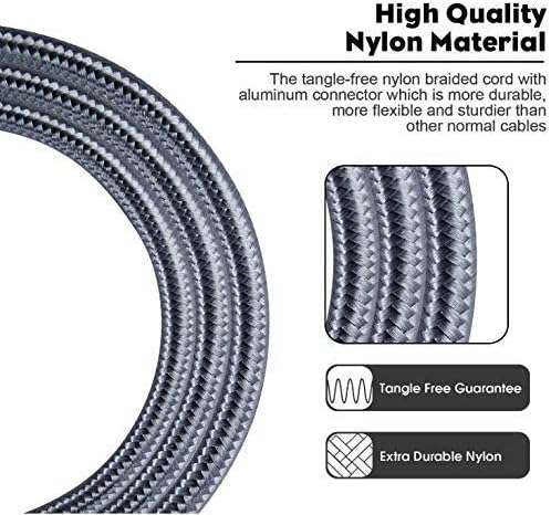 Miniatura 4 de El cable PDUSB-C dual de carga rápida funciona para DJI Mini 2 con certificación de entrega de potencia de 100 W