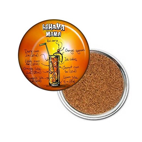 2 Sous Verres 'cocktail' Bahama Mama