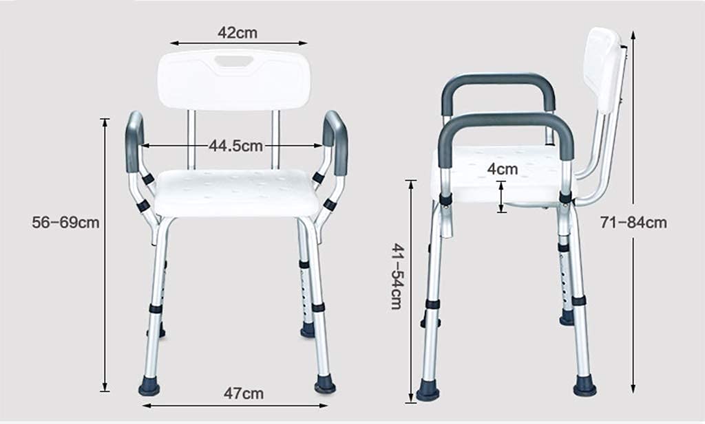 Asientos De Baño Taburete De Baño Silla De Baño para Personas Mayores Silla De Ducha para Mujeres Embarazadas Taburete De Baño para Personas con Discapacidad Silla De Bañ(Azul)