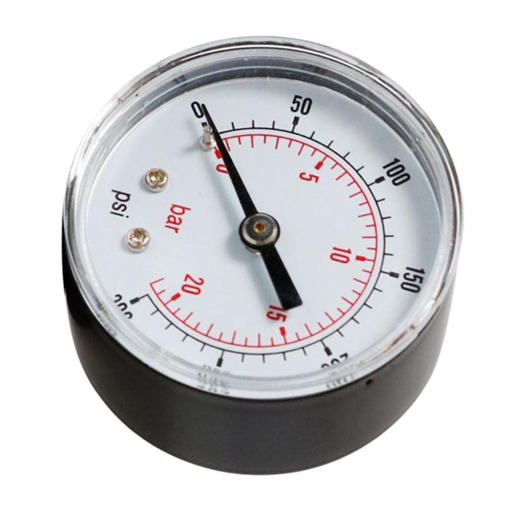 Metal Radial Pressure Gauge for Oil Air Water TS-Y50Z4 0-300psi 0-20bar Tool|Air Pressure Gauges|Business & Industrial-image-37