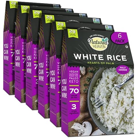 Natural Heaven Hearts of Palm Rice, White Cover