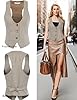 GRACE KARIN Womens Vest Jacket Vintage Sleeveless ... #1
