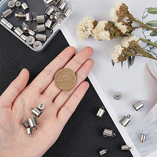 Embouts de cordon en acier inoxydable UNICRAFTALE pour réparer et finaliser vos cordons épais - 6