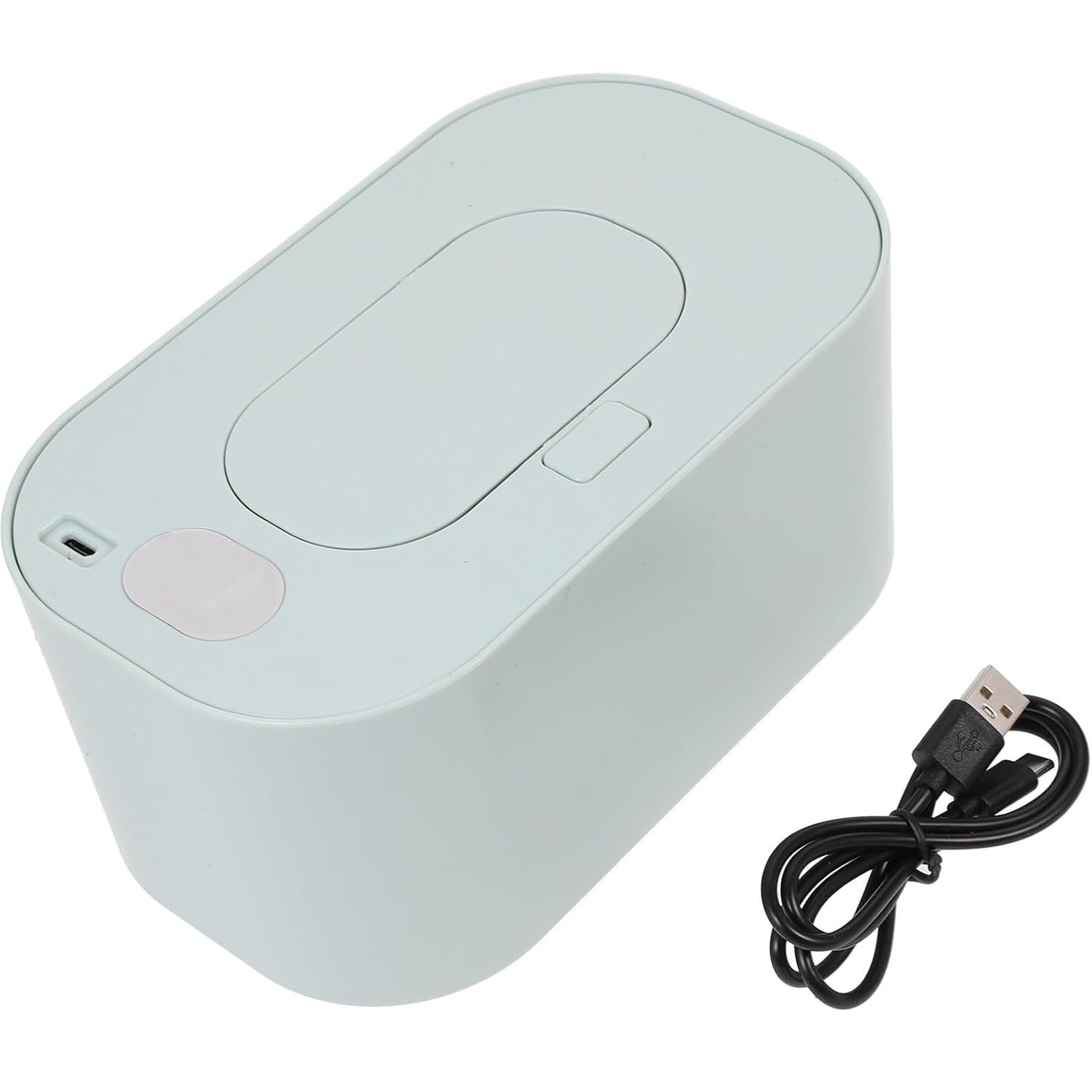 USB Wipe Warmer with Large Capacity and Abs Material Heating Wet Tissues Efficiently for Diaper Changing and Outdoor Use USB Powered Wet Tissue Using Warmer with Safe Random Color