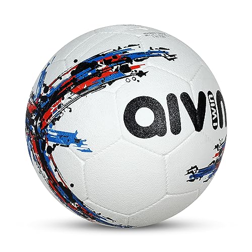 Image of Aivin Strong Football Size 5 with Ball Pump Rubber Moulded Soccer Ball