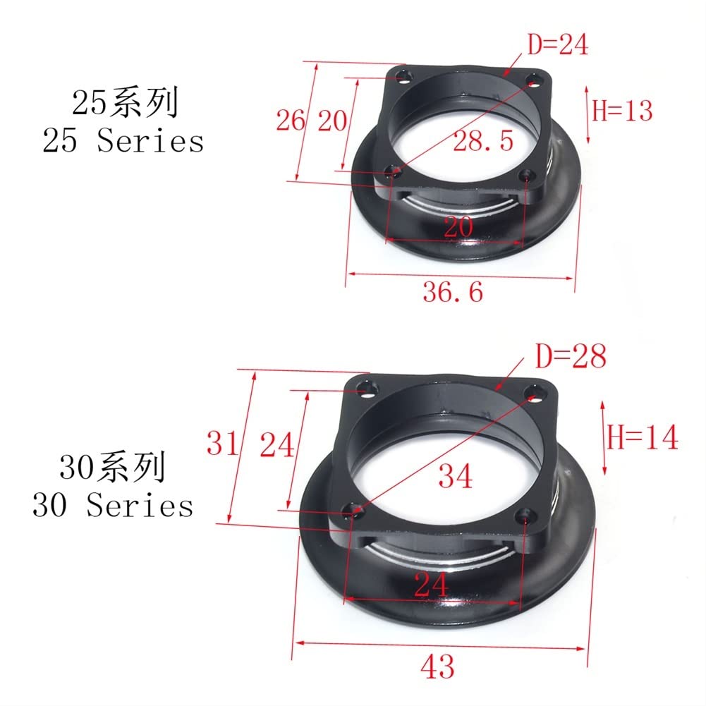 Motor-ESC-Lüfterabdeckung Aus Alu Für RC-Autos 1/8 1/10 1/12 – Schwarz