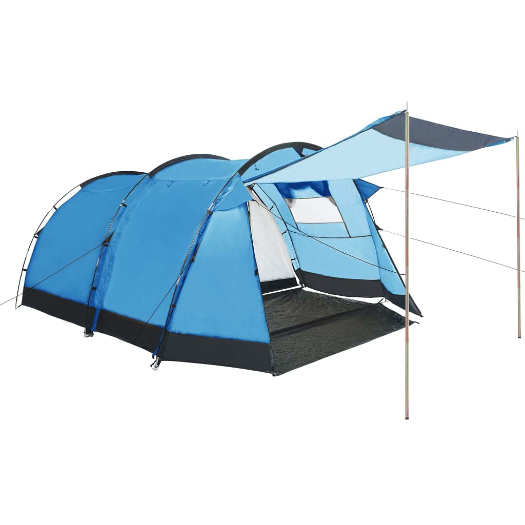 Sonnensegel Stange aus verzinktem Stahl Länge mit Spieß und Abspannleine, stabiles Zeltzubehör für Camping, Outdoor, Strand, Festival, Pavillon und Sturmfesten Halt
