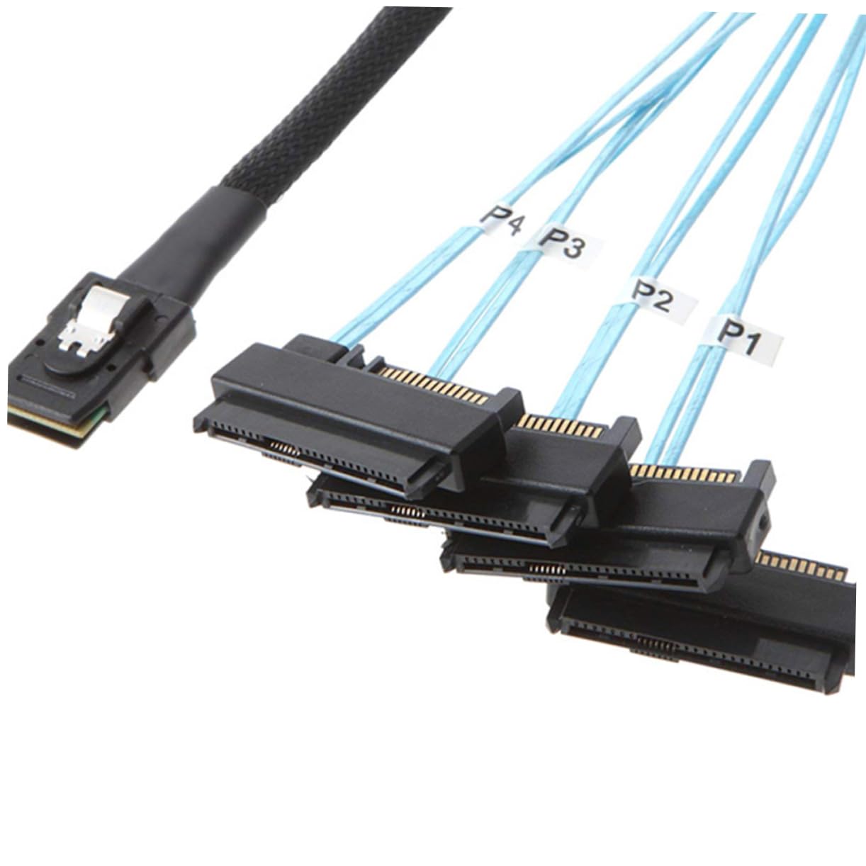 SHINEOFI Câble Mini vers pour Disque Dur Adaptateur de Transmission Fiable avec Protection Tresse et Connecteur