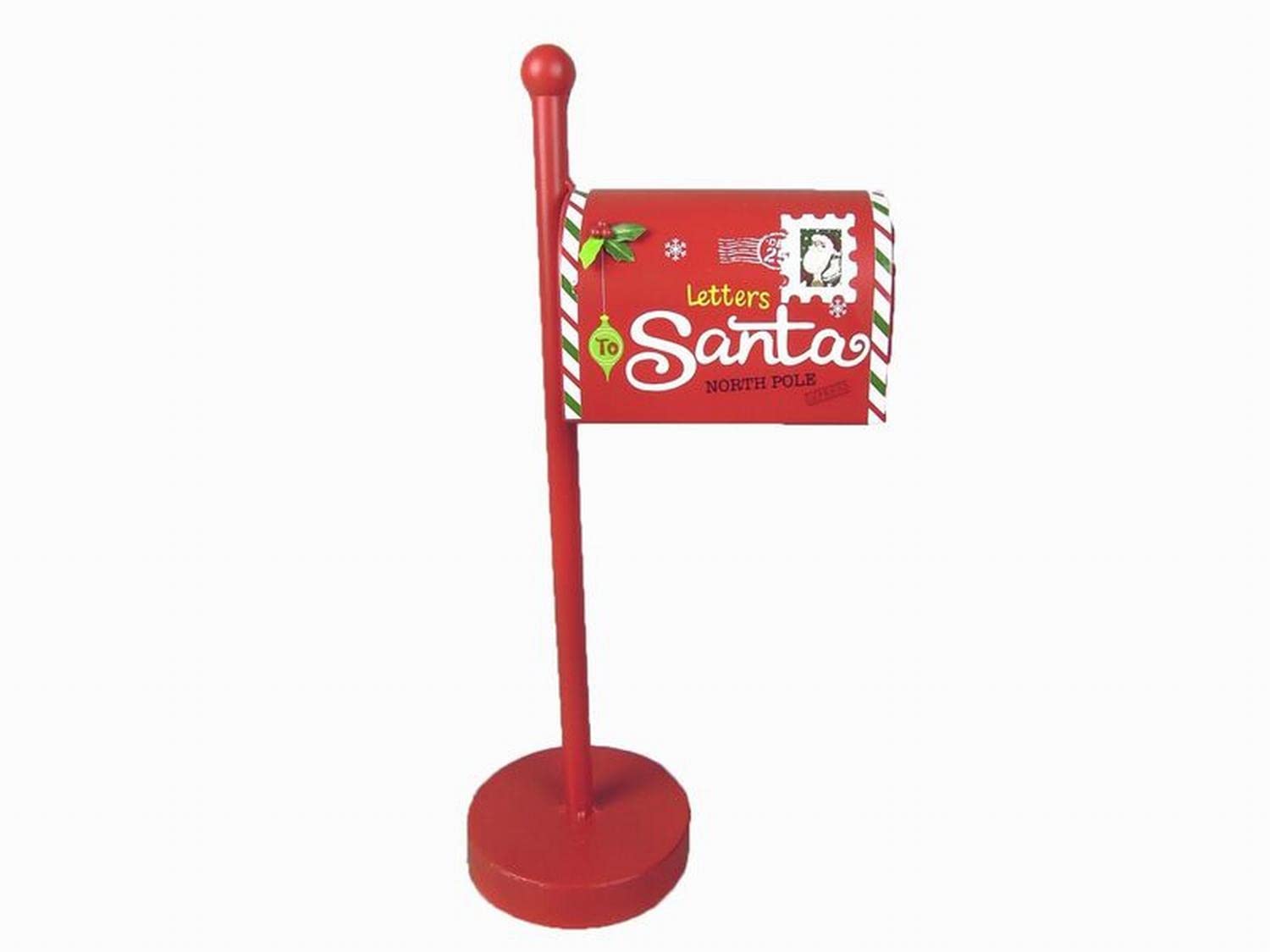 Gerimport Buzón de Navidad Tipo Americano decoración Navidad 23 x 12 x 43 cm