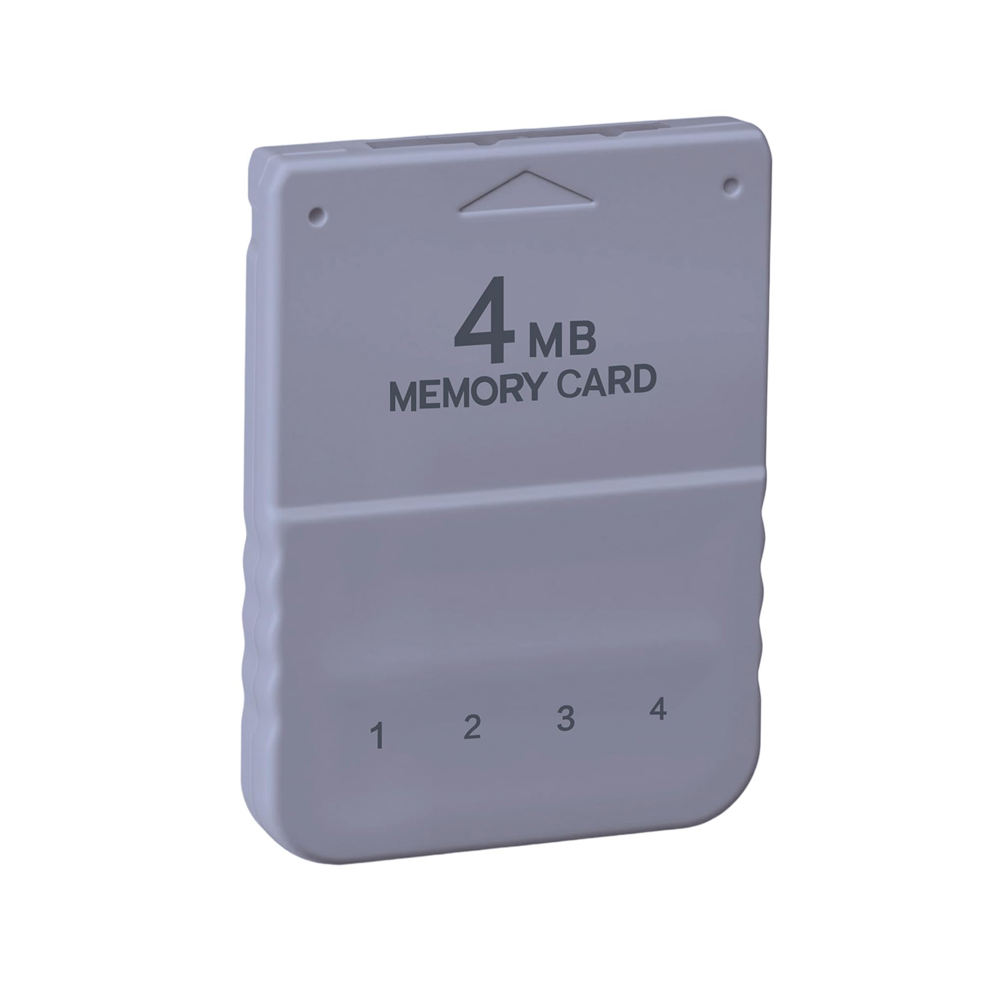 Mcbazel Karta pamięci 4 MB do PS1 i PS One, 60 bloków karty pamięci do PS ONE, pojemność do PlayStation 1, szybka karta pamięci do gier, kompatybilna z PS2 (tylko gry PS1)