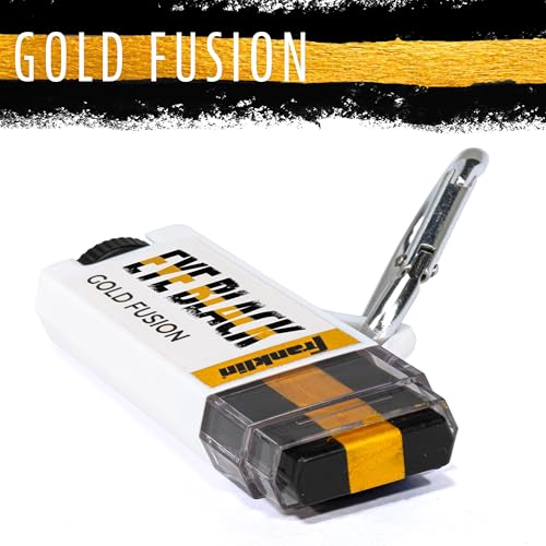 Image of Franklin Sports MLB Premium Baseball Eye Black - All Sports Eye Black Stick for Baseball, Softball + Football Players - 3 Color Gold Fusion for Sun Glare - Gold