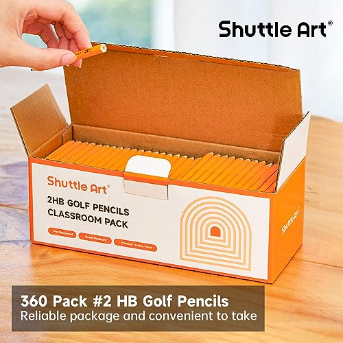 Shuttle-Art-360-Pack-2-HB-Mini-Pencils-Wood-cased-Pre-sharpened-for-Kids-Teachers-Classroom-Essentials-Back-to-School-Supplies Shuttle Art 360 Pack 2 HB Mini Pencils Wood cased Pre sharpened for Kids Teachers Classroom Essentials Back to School Supplies