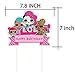 22 Pcs LOL Cake Topper,LOL Happy Birthday Party Supplies Cupcake Topper,Pink Cake Decorations for Bday Theme Party