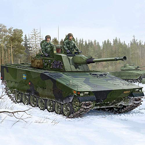THj Panzermodell Militär Panzer Puzzle Modellbausätze, Maßstab 1/35 WWII Schwedisches CV90-40Tank Puzzle Modell… – Bild 3