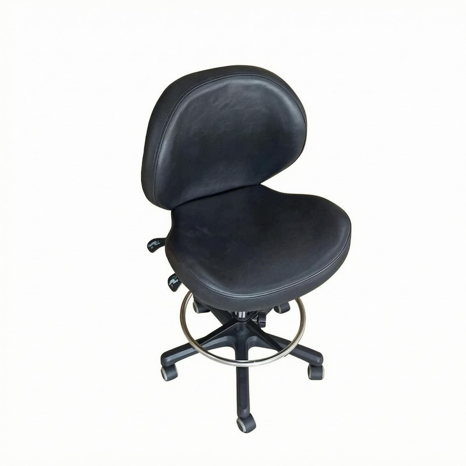 Fauteuil pivotant à roulettes compact : soulagez votre dos avec cette chaise ergonomique