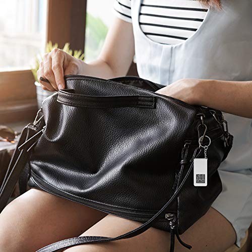 Relógio de Bolso de Silicone 3 unidades pequenos relógios digitais de bolso com chaveiro portáteis p