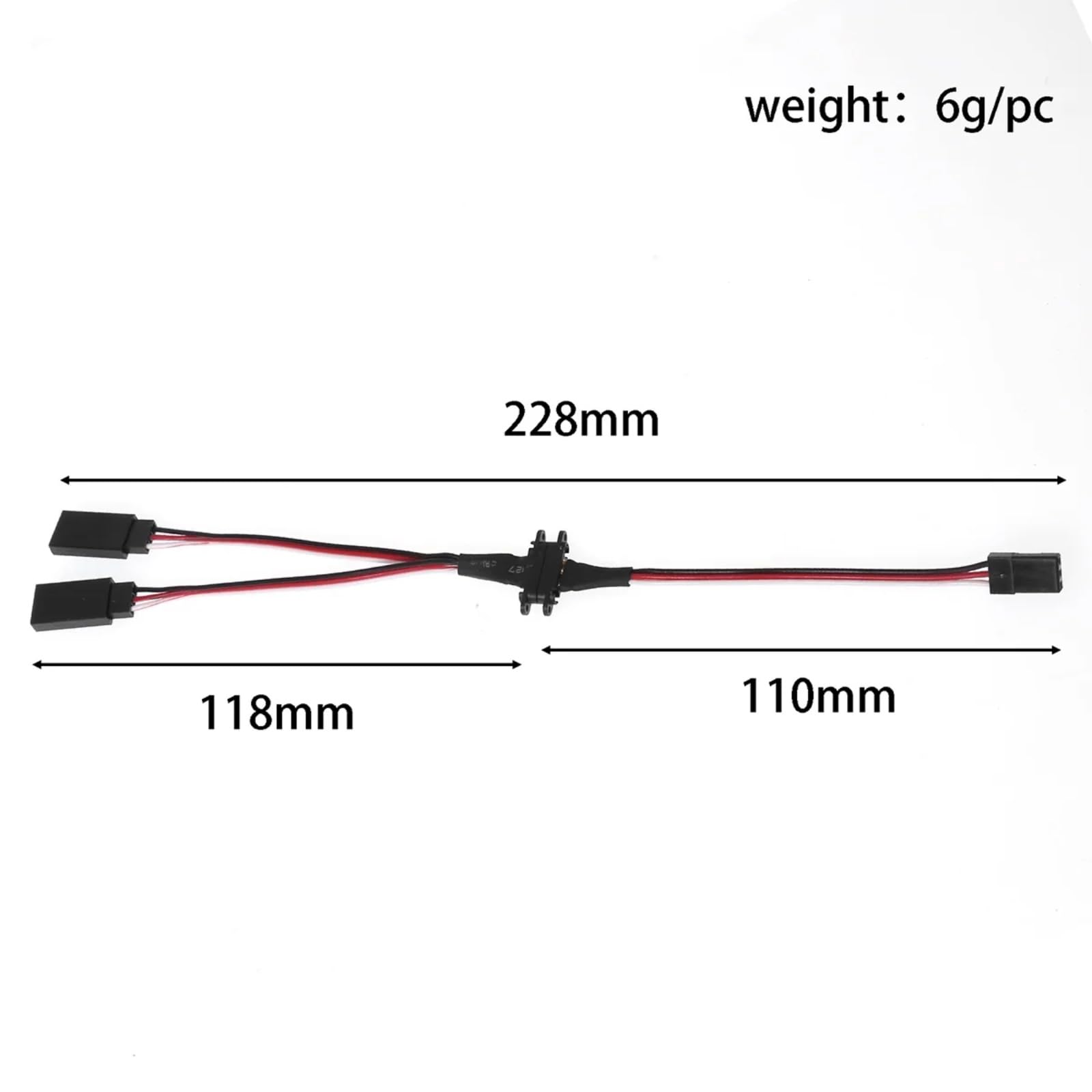 RC Auto Modelli Per RC Auto Aerei Elicotteri Barche Drone Aggiornamenti Parti Accessori Cavo Prolunga JR Connettore Cavo JST A Scatto(Size2)