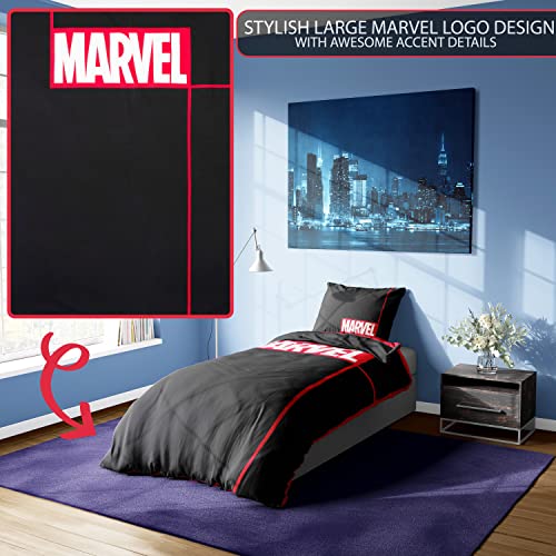 Marvel Kids Bedding Single or Double Duvet Set with Pillow Cases, Reversible (Single) Marvel Kids Bedding Single or Double Duvet Set with Pillow Cases, Reversible (Single)