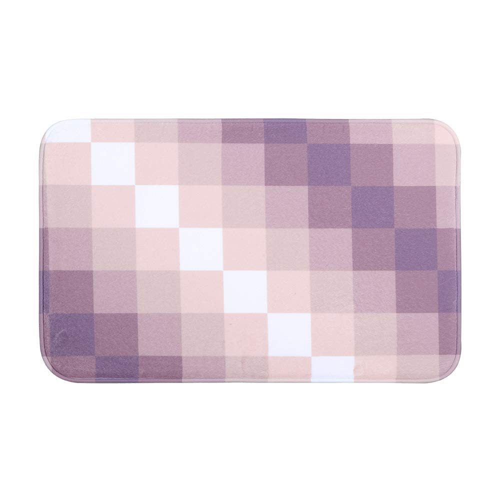 Tapis de porte géométrique 45x120cm absorbant et antidérapant pour chambre
