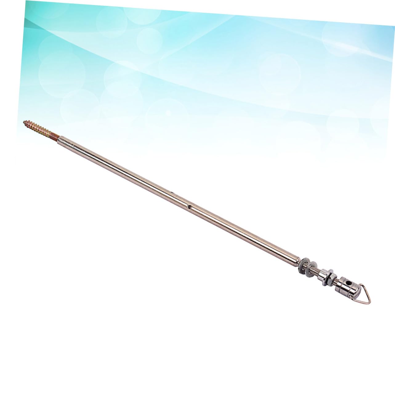 Toddmomy Vintage Banjo Armrest Single Leg Zinc Alloy Guitar Neck Plate Polished Mounting Bolt Retainer