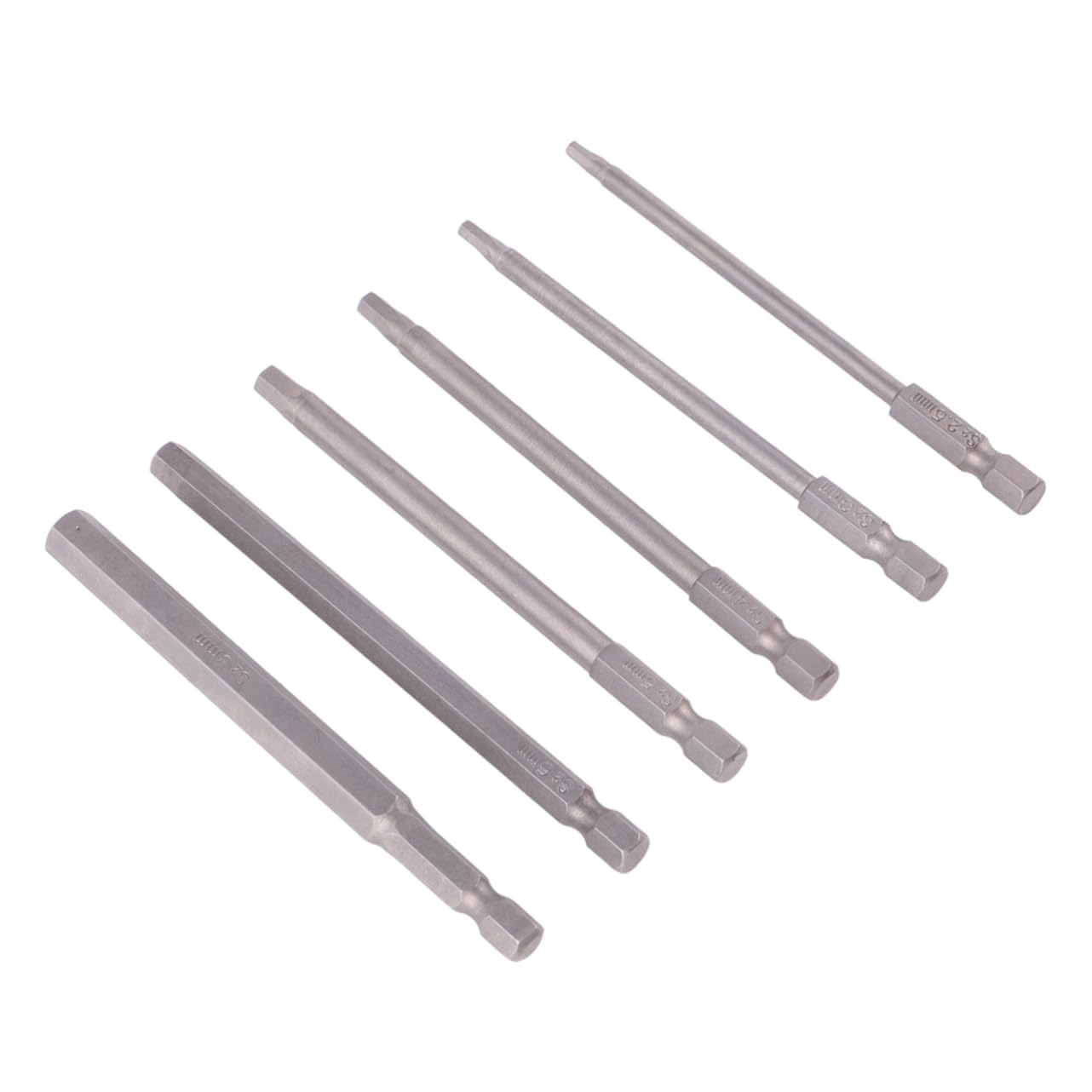 Operitacx 3 Set Punta Esagonale Estrattore A Vite Spogliato Magnetico Esagono Cacciavite Estrattore Di Bulloni Rotti Silver 6 Pezzi * 3