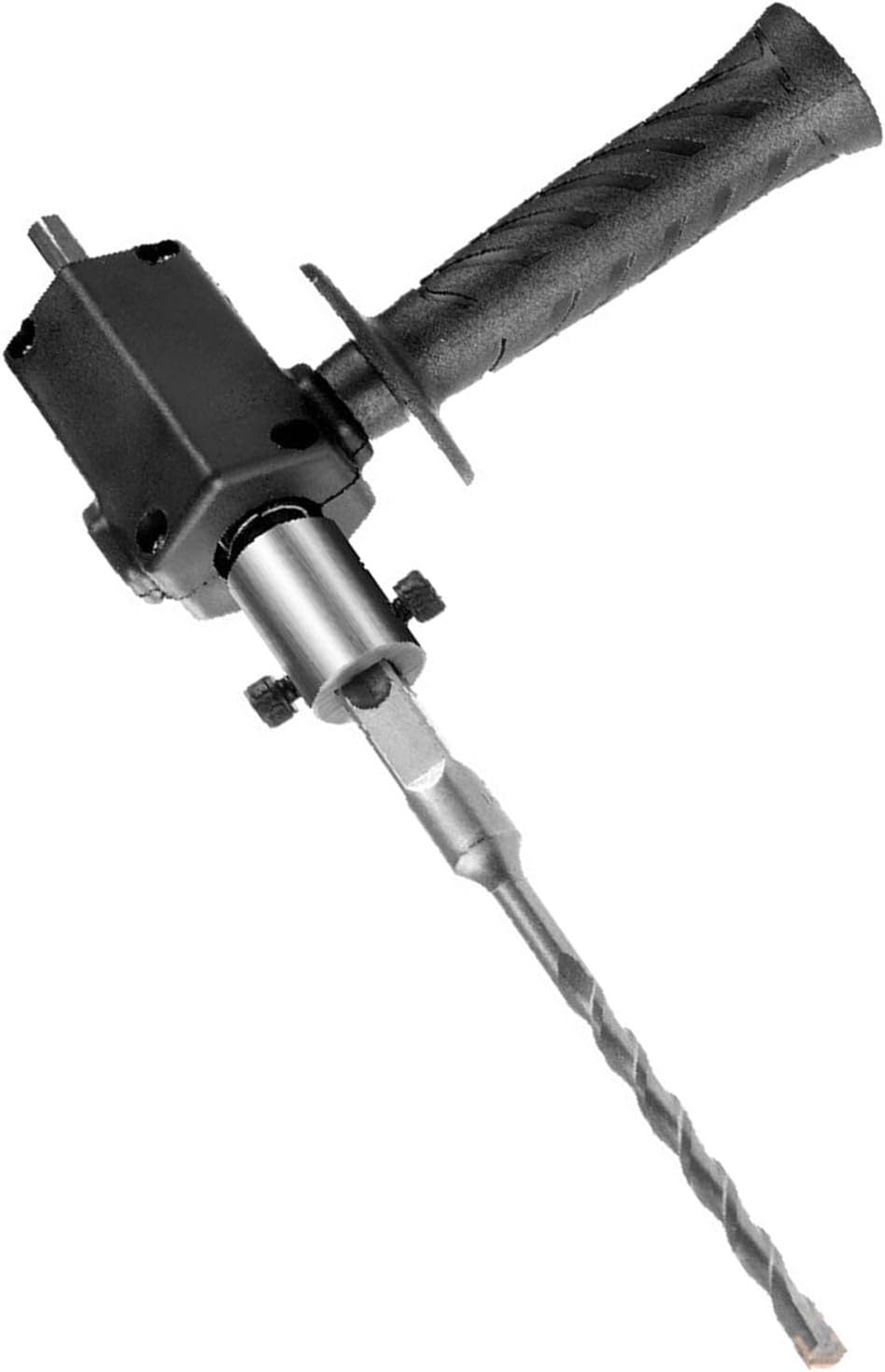 Drill to Hammer Adapter Alloy Steel Electric Drill to Hammer Converter for Glass Metal Wood Stone Concrete, Impact Drill Attachment with Negative Grinding Design for Efficient