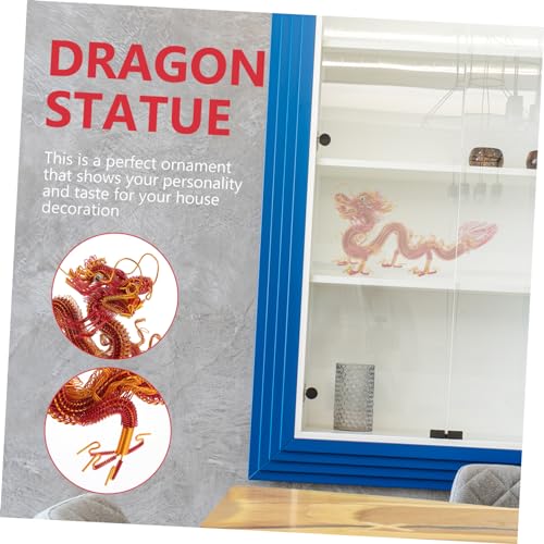 Statue de dragon Cabilock, objet de collection aux finitions soignées pour intérieur chic