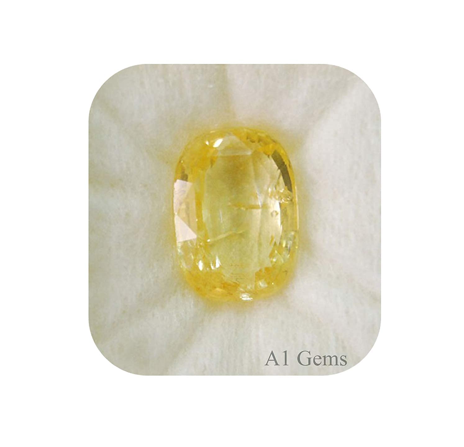 JAGDAMBA GEMS 5.25 Ratti Unheated Untreated Ceylone Yellow Sapphire Pukhraj Stone Original Certified Natural Gemstone (B07TWH635P) Amazon Price History, Amazon Price Tracker