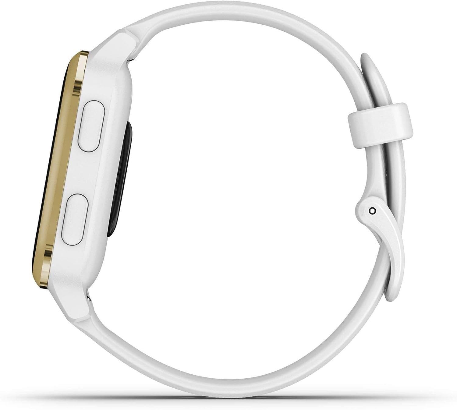Garmin Venu Sq, Smartwatch GPS Sport con Monitoraggio della Salute e Garmin Pay, Bianco (Bianco/Oro)