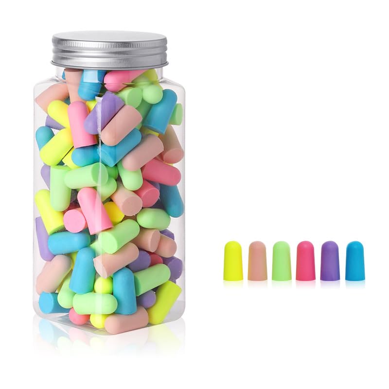 60PCS noise reduction earplug 38Db maximum noise reduction earplug super soft foam earplug sleep earplug snoring sound protection study travel noise reduction dormitory sleep silence