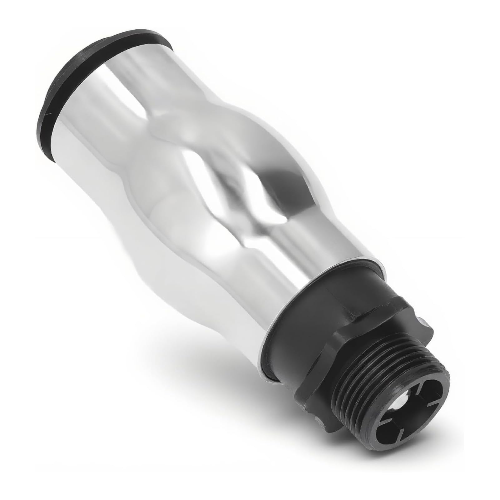 Fountain Nozzle, 15.3cm/6.0in G1 Male Thread Fountain Spout Portable Stainless Steel Frothy Foam Jet Waterscape Nozzle for Garden, Pond, Lake, Landscaping