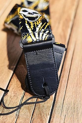 Image of DEVICE OF URBAN INFOTECH Guitar Strap Belt for Acoustic & Electric Guitar Adjustable Buckle Guitar Strap Modern Design Guitar Belt For Acoustic /Bass /Electric Guitars