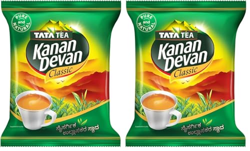 Image of Tata Tea Kanan Devan Classic Black Tea Loose Leaves, 500 Grams (Pack of 2)