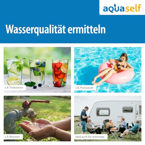 9-in-1 Wassertest – 100 Stück Trinkwasser Teststreifen zur Überprüfung der Wasserqualität