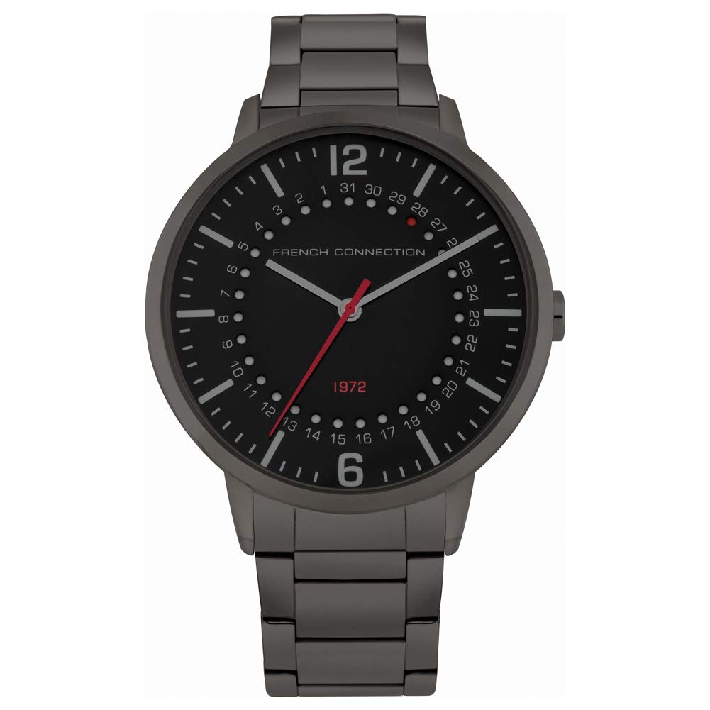 French Connection Stainless Steel Analog Black Dial Mens Watch-Fc1277Bm, Band_Gold (B07DVWV1FR) Amazon Price History, Amazon Price Tracker