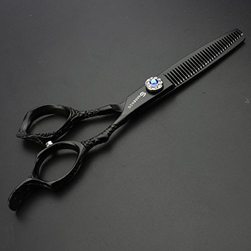 Ciseaux de coiffure 6 pouces en acier inox 440c avec poignées exquises