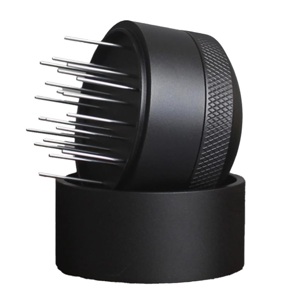 Rersduyt Black Espresso Stirrer Wdt Tool For 53Mm Portafilters - Coffee Powder Distribution And Stirring Tool