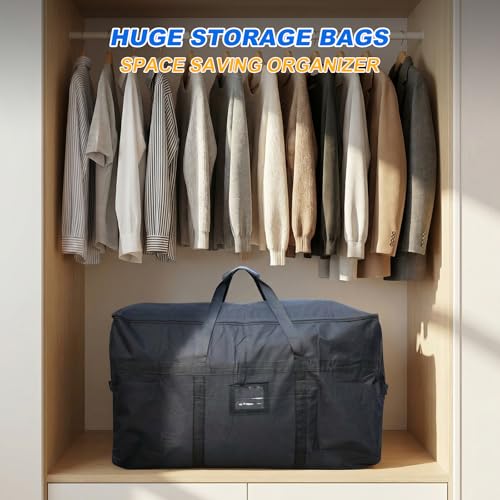 Image of Christmas Tree Storage Bag 4 FT Heavy Duty Storage Tote | Waterproof Christmas tree storage bag (32x12x16in) Dual smooth zippers, reinforced handles & label pocket dust /moisture-proof
