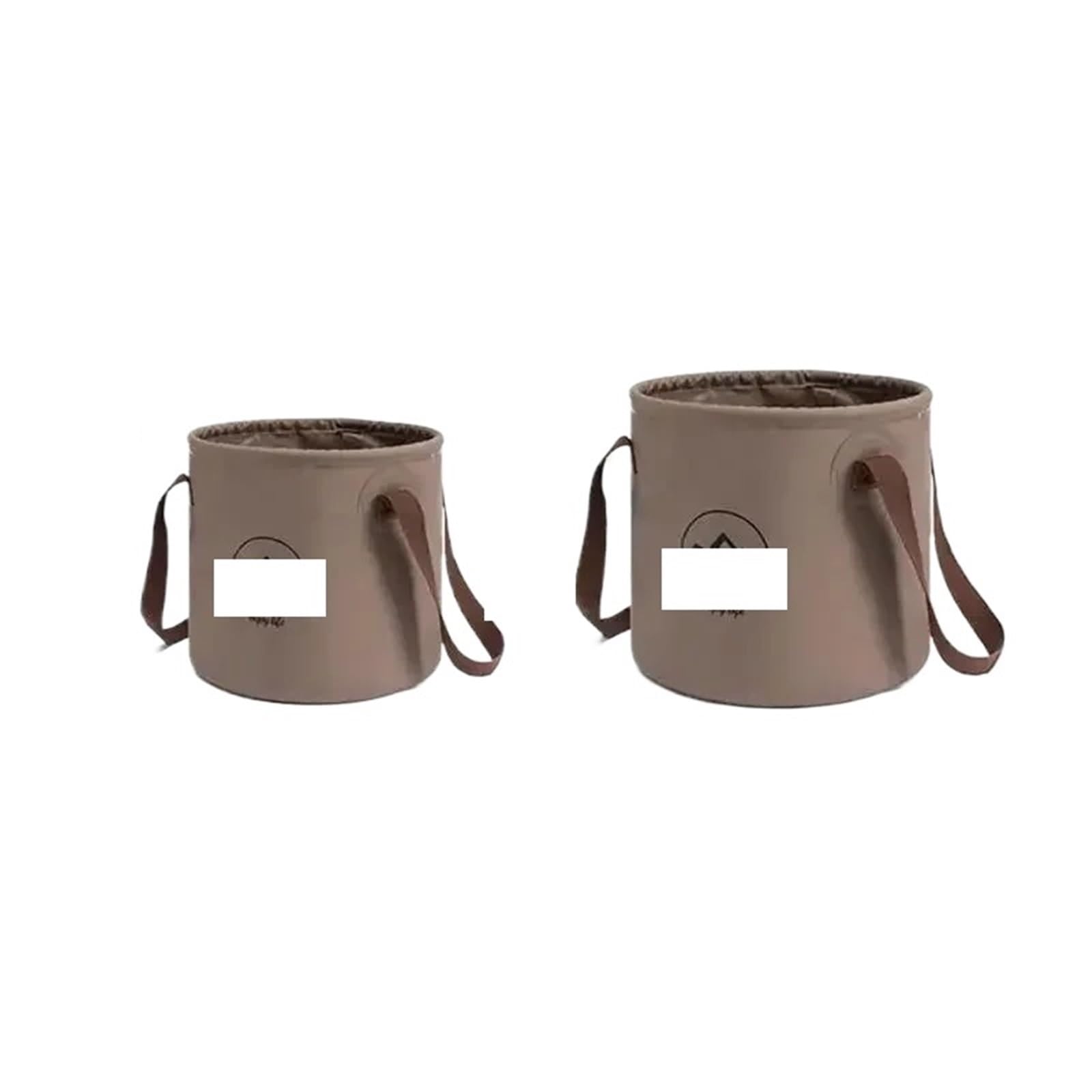 Secchio Da Pesca Pieghevole Secchio multifunzionale da esterno 5/10/20 litri, pieghevole, portatile, viaggio, di grande capacità, for campeggio e pesca(MIX-2PCS)