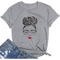 Camiseta feminina Black Queen Empowerment Black Girl Magic Strong manga curta, 4 - Cinza, M