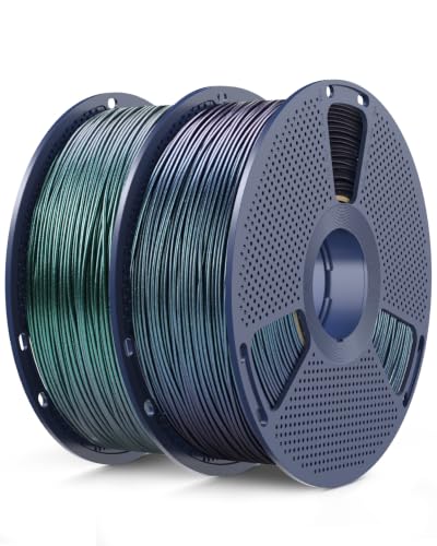 Image of SUNLU 2KG Galaxy PLA Filament 1.75mm, Galaxy Brown+Green