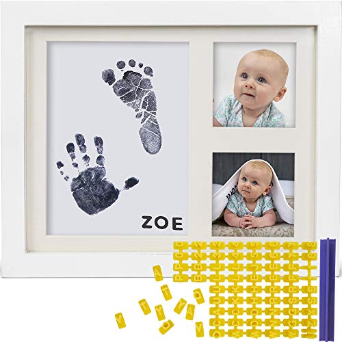 Baby Ink Hand and Footprint Kit – Handprint Picture Frame for Newborns