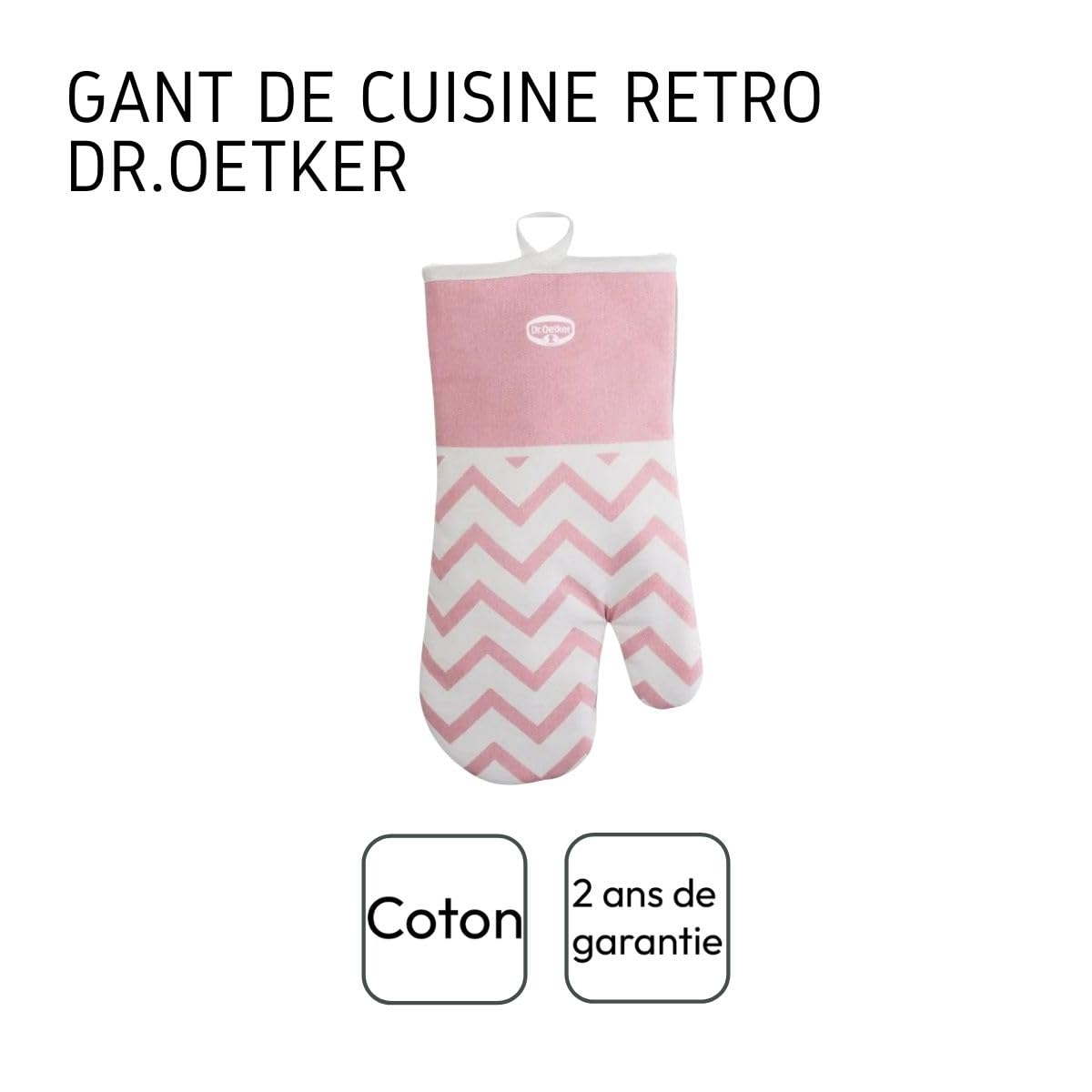Guanto Da Forno Dr. Oetker Flexxibel In Silicone Platino – Resistente Fino A 230°C – Fodera In Cotone – Lavabile In Lavatrice – 1 Pezzo - 3