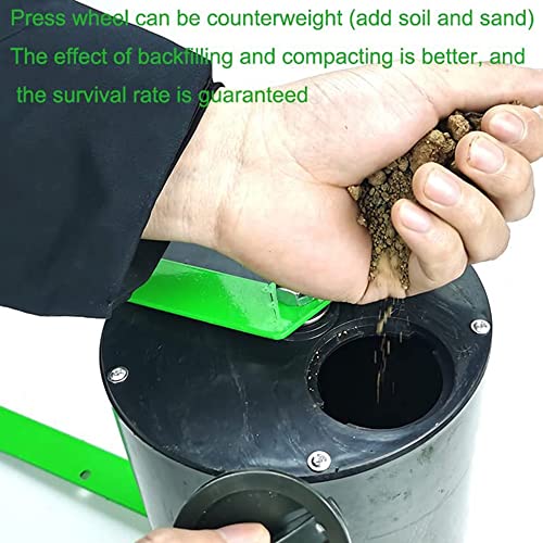 Seminatrice da giardino con profondità regolabile e 6 bocche per piantare e concimare in modo efficiente