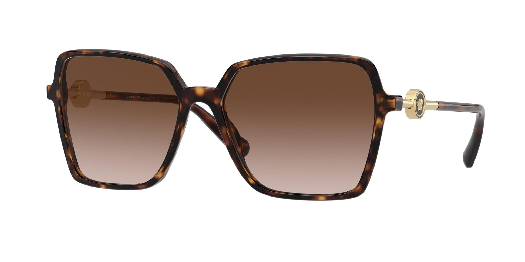 BNIB VERSACE ITALY VE4396 108/13 LIGHT HAVANA/BROWN GRADIENT 58 [] 16 140 3N