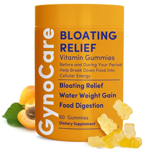 Bloating Relief for Women, Debloating for Women | Supports Period Bloat, Digestion & Water Weight Balance | Helps Before & During Your Cycle | 60 Vegan Gummies | Daily Digestive Support Supplement
