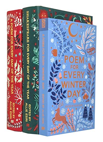 Allie Esiri Collection 3 Books Set (A Poem for Every Winter Day, Shakespeare for Every Day of the Year, A Poem for Every Day of the Year)