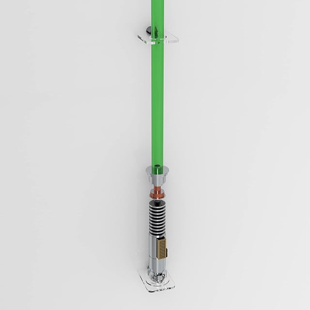 Lightsaber Vertical Wall Rack / Lightsaber Holder Stand - Holder (Clear)