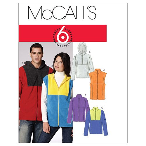 Patron de couture veste doublée homme femme McCall's M5991 taille S M L