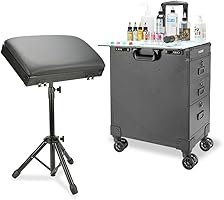 Amazon.co.jp: NATUMER タトゥートロリーケース 3つの引き出しと3桁の